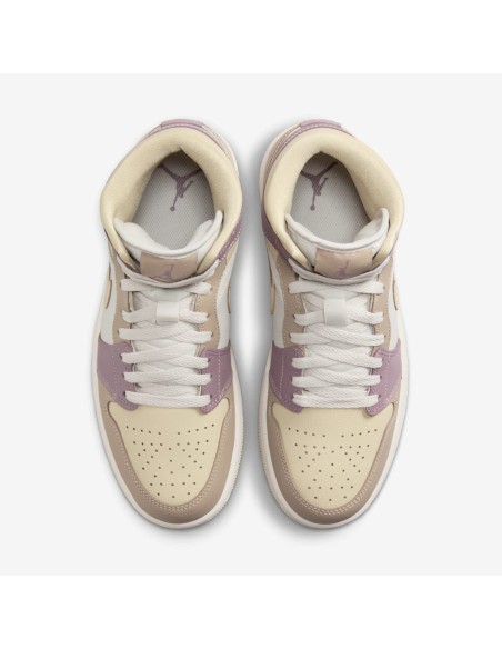 Jordan 1 Mid Light Orewood Brown Taupe Grey Women's HV2370100 MBS