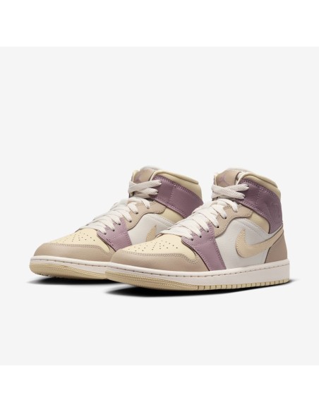 Jordan 1 Mid Light Orewood Brown Taupe Grey Women's HV2370100 MBS