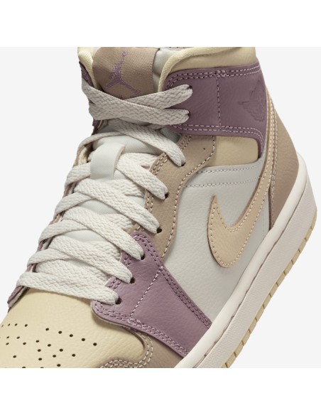 Jordan 1 Mid Light Orewood Brown Taupe Grey Women's HV2370100 MBS