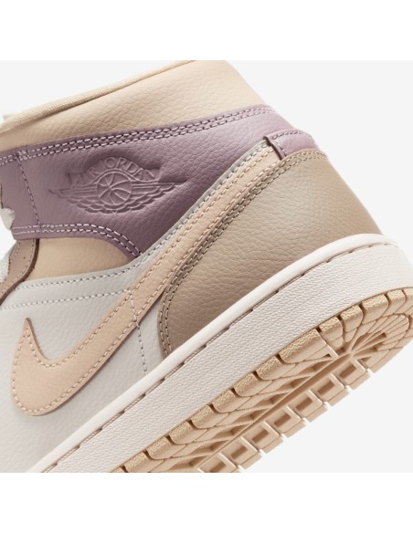 Jordan 1 Mid Light Orewood Brown Taupe Grey Women's HV2370100 MBS