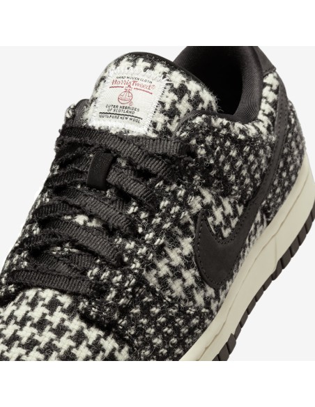 Nike Dunk Low Harris Tweed White Black Multi Women's HQ5036901 MBS