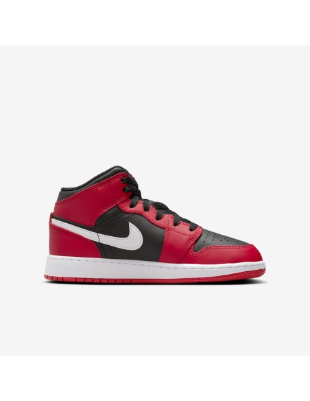 Jordan 1 Mid Gym Red Black White GS DQ8423061 MBS