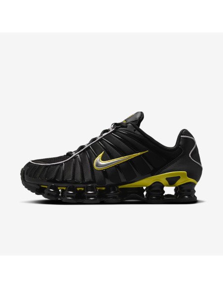 Nike Shox TL Black Dynamic Yellow Metallic Silver CN0151002 MBS