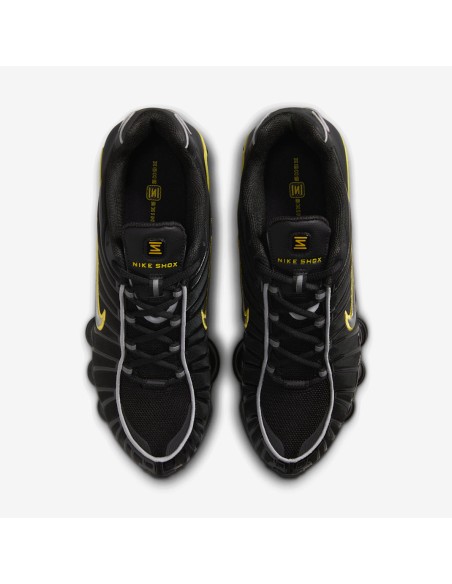 Nike Shox TL Black Dynamic Yellow Metallic Silver CN0151002 MBS