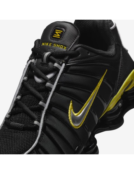 Nike Shox TL Black Dynamic Yellow Metallic Silver CN0151002 MBS