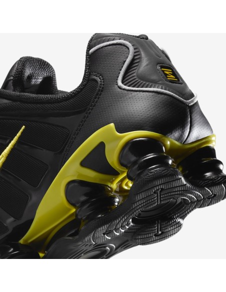 Nike Shox TL Black Dynamic Yellow Metallic Silver CN0151002 MBS