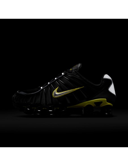 Nike Shox TL Black Dynamic Yellow Metallic Silver CN0151002 MBS