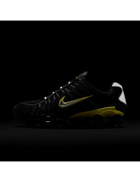 Nike Shox TL Black Dynamic Yellow Metallic Silver CN0151002 MBS