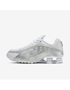 Nike Shox R4 White Metallic Silver Women's AR3565101 MBS