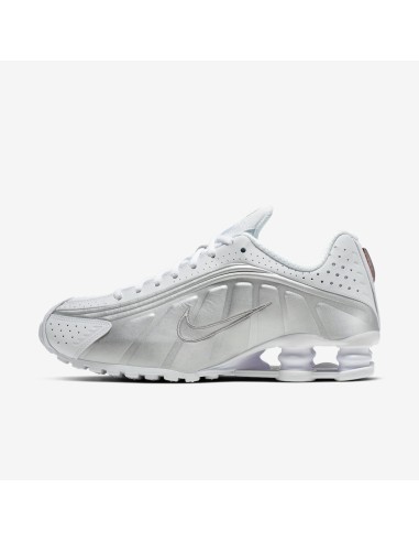 Nike Shox R4 White Metallic Silver Women's AR3565101 MBS