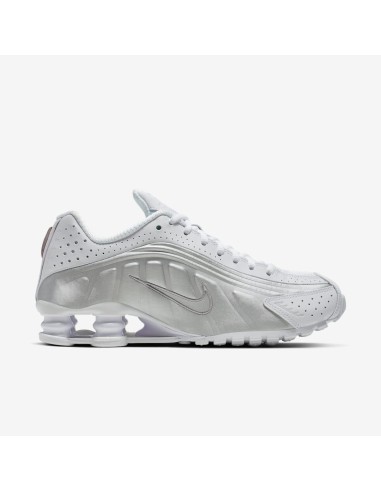 Nike Shox R4 White Metallic Silver Women's AR3565101 MBS