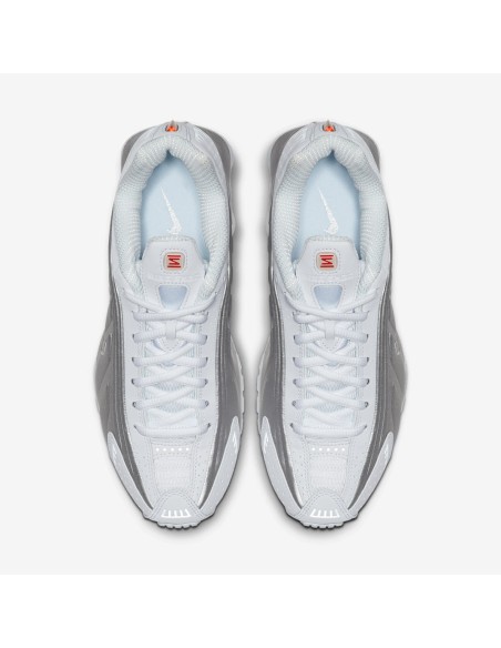 Nike Shox R4 White Metallic Silver Women's AR3565101 MBS