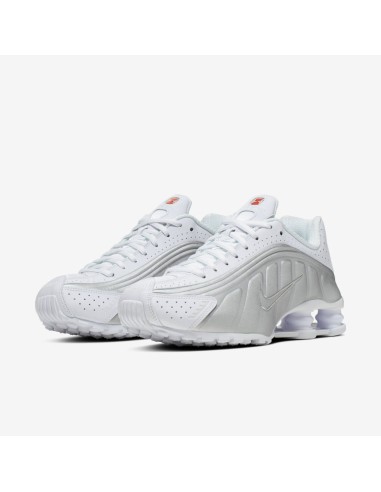 Nike Shox R4 White Metallic Silver Women's AR3565101 MBS