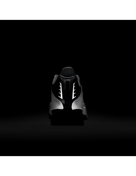 Nike Shox R4 White Metallic Silver Women's AR3565101 MBS