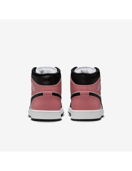 Jordan 1 Mid White Rust Pink Black DQ8426100 MBS
