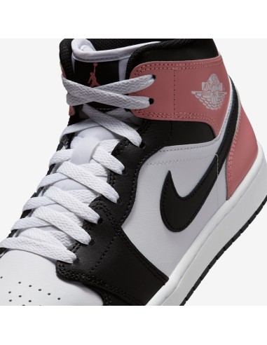 Jordan 1 Mid White Rust Pink Black DQ8426100 MBS