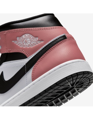 Jordan 1 Mid White Rust Pink Black DQ8426100 MBS