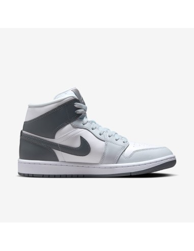 Jordan 1 Mid White Smoke Grey Women's BQ6472113 MBS