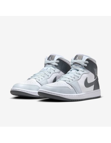 Jordan 1 Mid White Smoke Grey Women's BQ6472113 MBS