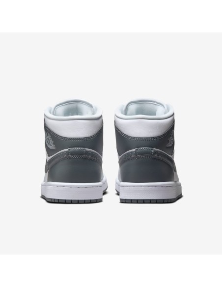 Jordan 1 Mid White Smoke Grey Women's BQ6472113 MBS