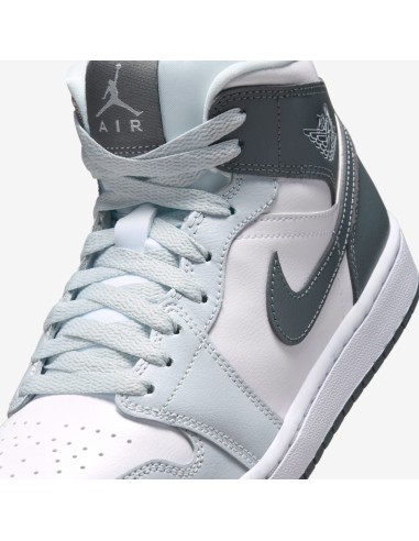 Jordan 1 Mid White Smoke Grey Women's BQ6472113 MBS