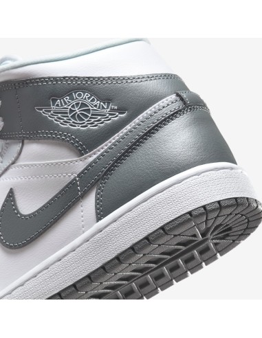 Jordan 1 Mid White Smoke Grey Women's BQ6472113 MBS
