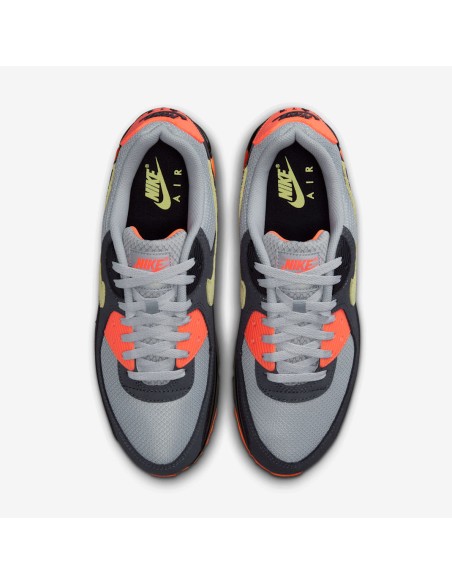 Nike Air Max 90 Light Smoke Grey Hyper Crimson Limelight DM0029018 MBS