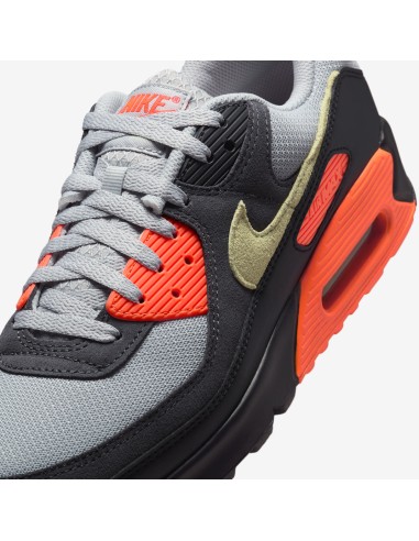 Nike Air Max 90 Light Smoke Grey Hyper Crimson Limelight DM0029018 MBS