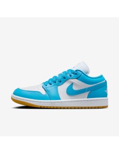 Jordan 1 Low White Gum Light Brown Dark Powder Blue Women's DC0774104 MBS