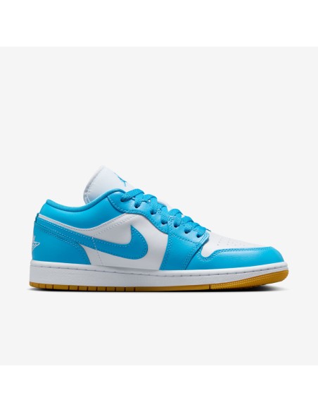Jordan 1 Low White Gum Light Brown Dark Powder Blue Women's DC0774104 MBS