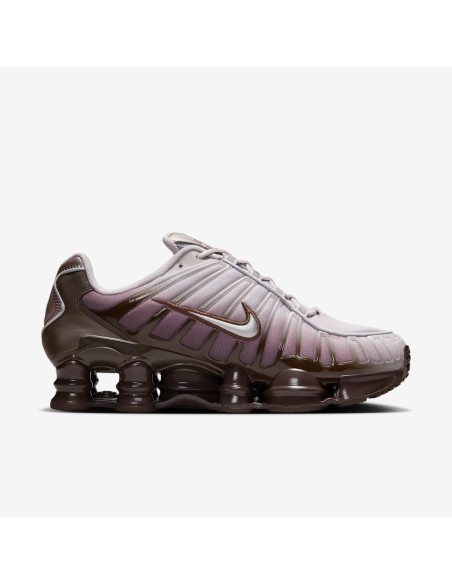 Nike Shox TL Baroque Brown Platinum Violet Metallic Silver Women's IB7699200 MBS