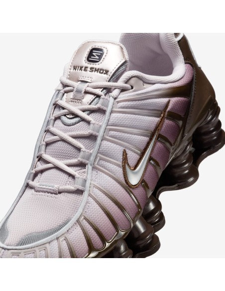 Nike Shox TL Baroque Brown Platinum Violet Metallic Silver Women's IB7699200 MBS
