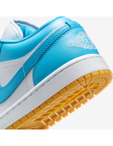 Jordan 1 Low White Gum Light Brown Dark Powder Blue Women's DC0774104 MBS