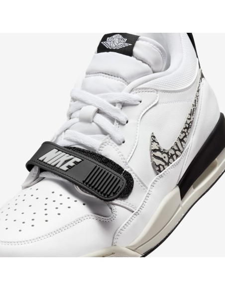 Jordan Legacy 312 Low White Black Elephant Swoosh CD7069110 MBS