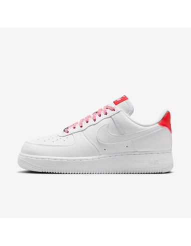 Nike Air Force 1 Low '07 White Pink Foam Metallic Silver Light Crimson Women's IB7167103 MBS