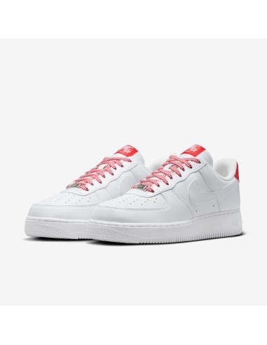 Nike Air Force 1 Low '07 White Pink Foam Metallic Silver Light Crimson Women's IB7167103 MBS
