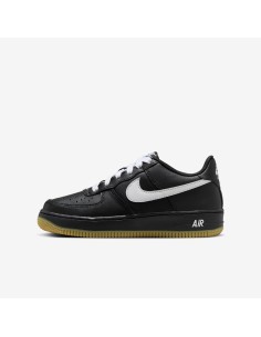 Nike Air Force 1 Low LV8 Black Gum Light Brown White GS IB8845001 MBS