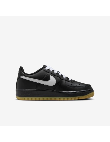 Nike Air Force 1 Low LV8 Black Gum Light Brown White GS IB8845001 MBS