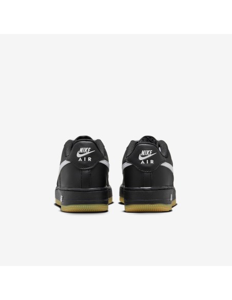 Nike Air Force 1 Low LV8 Black Gum Light Brown White GS IB8845001 MBS