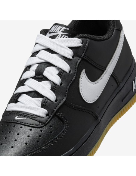 Nike Air Force 1 Low LV8 Black Gum Light Brown White GS IB8845001 MBS