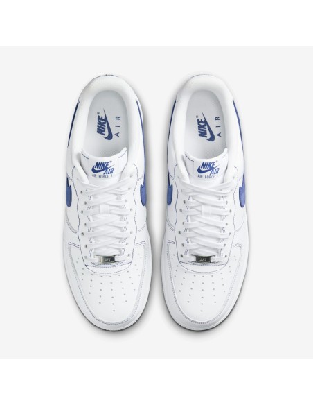 Nike Air Force 1 Low '07 LV8 White Deep Royal Blue HQ2037100 MBS