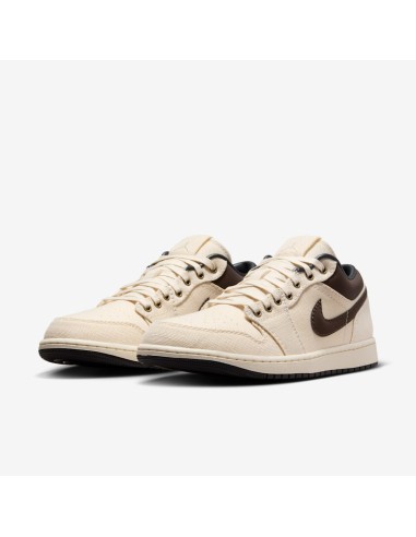 Jordan 1 Low Premium Pale Ivory Off Noir Baroque Brown IB8058110 MBS