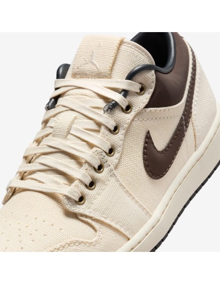 Jordan 1 Low Premium Pale Ivory Off Noir Baroque Brown IB8058110 MBS