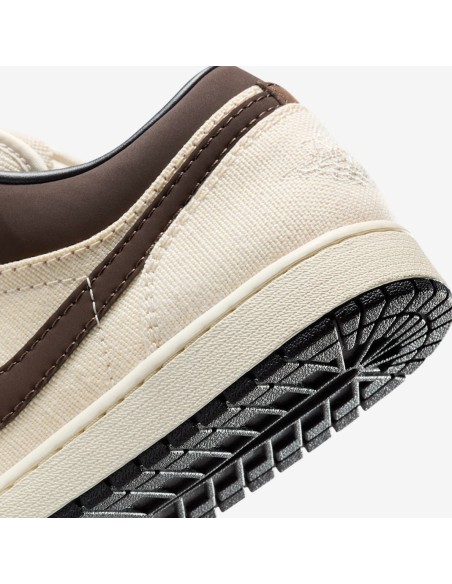 Jordan 1 Low Premium Pale Ivory Off Noir Baroque Brown IB8058110 MBS