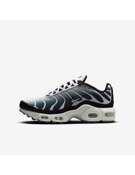 Nike Air Max Plus Black White Sail Metallic Cool Grey GS CD0609026 MBS