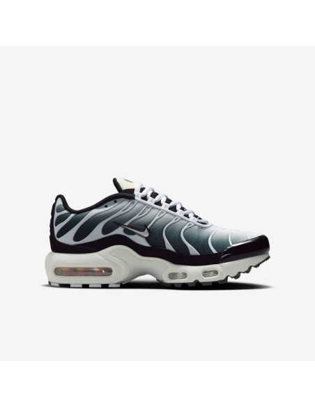 Nike Air Max Plus Black White Sail Metallic Cool Grey GS CD0609026 MBS