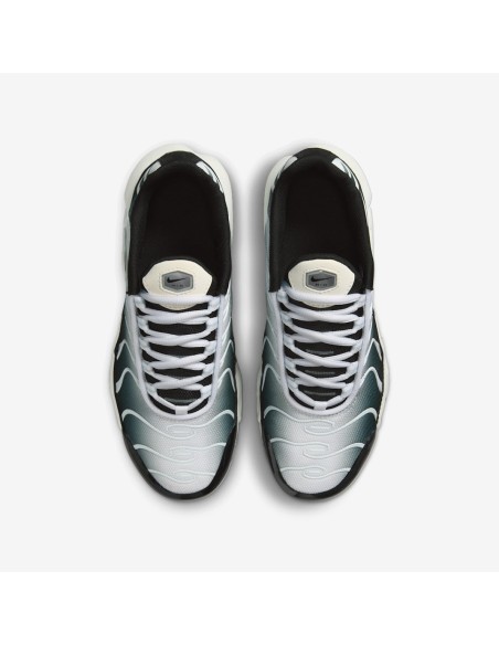 Nike Air Max Plus Black White Sail Metallic Cool Grey GS CD0609026 MBS