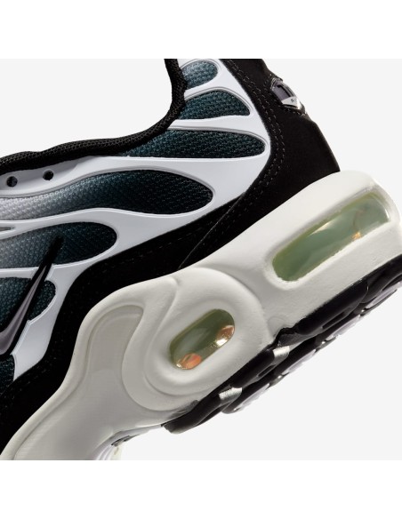 Nike Air Max Plus Black White Sail Metallic Cool Grey GS CD0609026 MBS