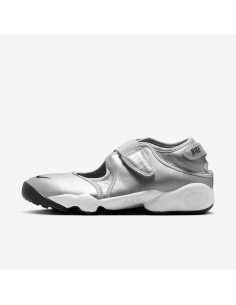 Nike Air Rift Leather Metallic Silver Sail Women's HM5737003 MBS