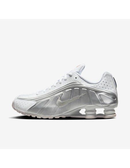Nike Shox R4 White Bright Crimson Metallic Silver HQ1988101 MBS